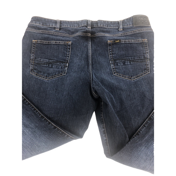 Lee Men's Jeans 40 x 30 Dark Blue Denim Straight Leg Modern Series L342 - Picture 10 of 13